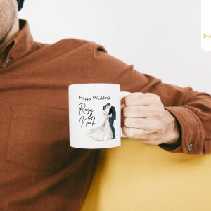 Happy Wedding Customize Mug